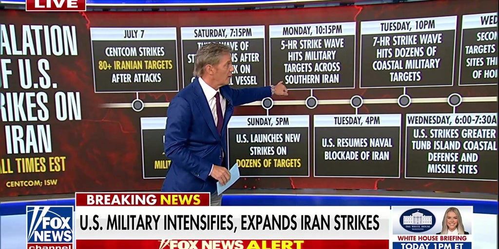 US military intensifies, expands Iran strikes in Middle East | Fox News Video