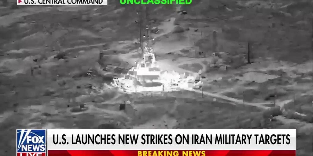 US launches new strikes on Iran Military targets  | Fox News Video