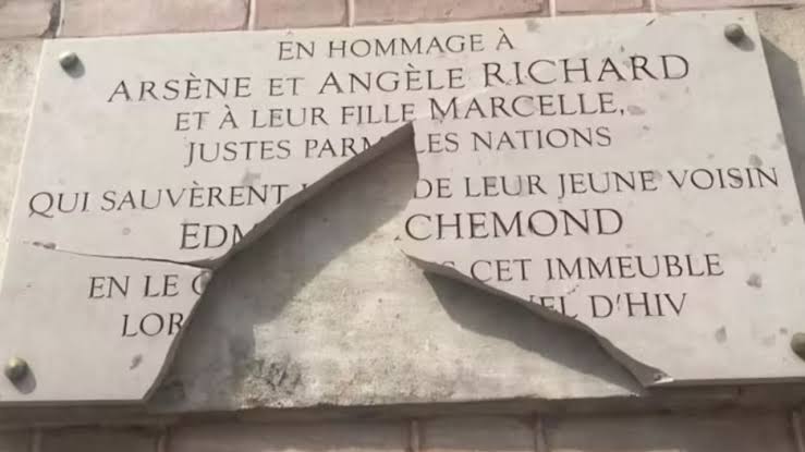 Rescuers’ plaque vandalized before Paris Holocaust ceremony – EJP
