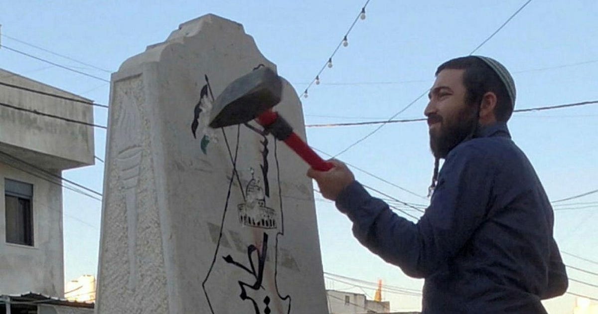 By smashing a Palestinian monument, an Israeli far-right lawmaker brought West Bank reality to light