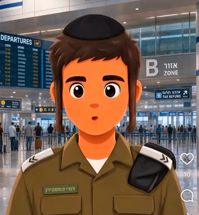 IDF posts then deletes AI video telling Charedi draft dodgers how to avoid being stopped at the border