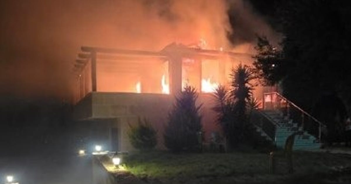 Israeli settlers set fire to buildings in two Palestinian West Bank villages near Nablus