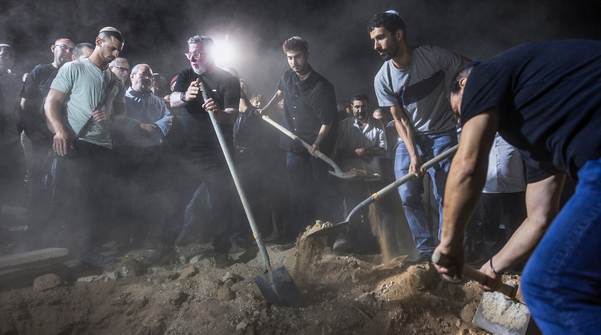 Teenager eulogizes slain father who saved his life in pre-Yom Kippur terror attack