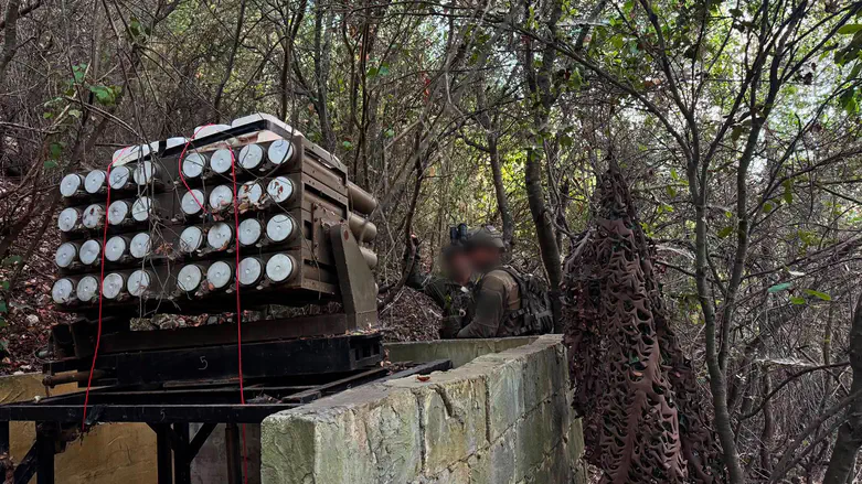 Footage from Lebanon: IDF destroys 32 rockets aimed at Israel