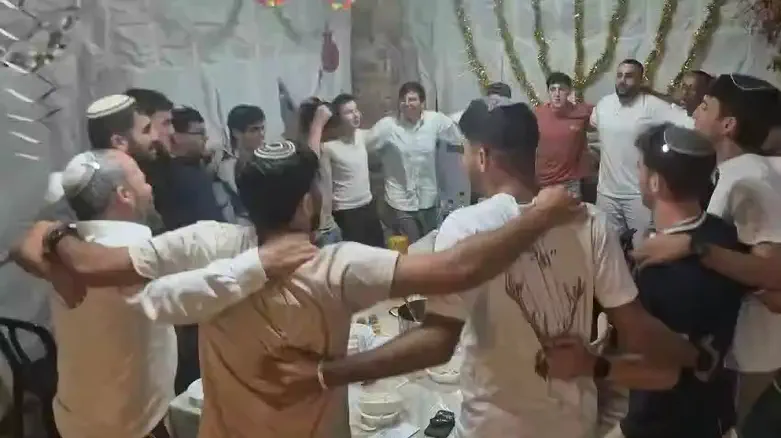 Watch: Sukkot celebrations light up yeshivas across Israel