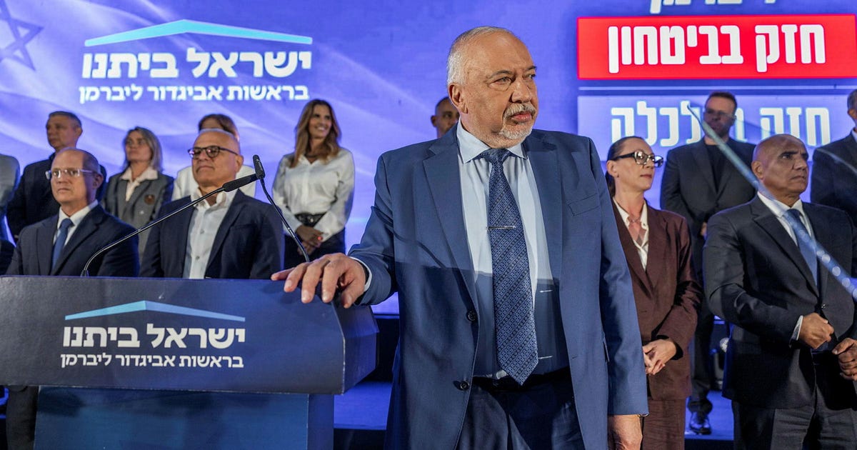 Opposition’s Yisrael Beiteinu backs ban on Arab Israeli parties from 2026 election