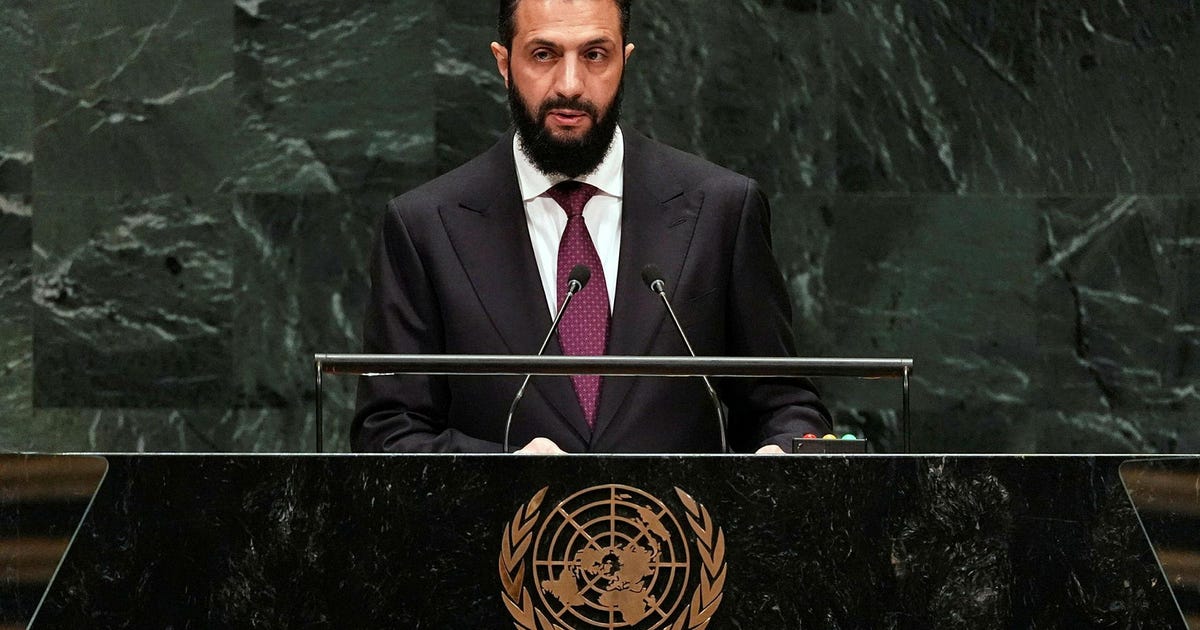 Syrian President al-Sharaa: Golan Heights are Syrian territory, Israel must withdraw