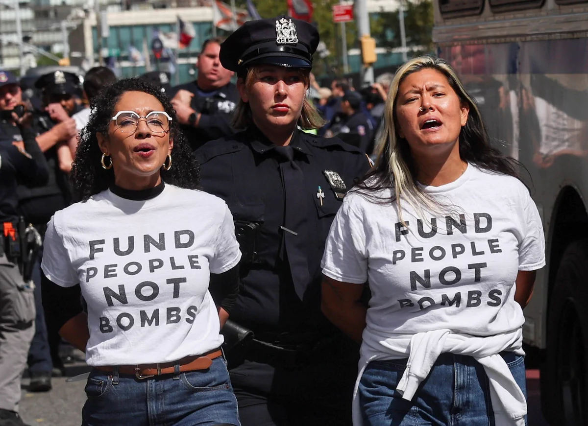 Darializa Avila Chevalier, a democratic socialist overwhelmingly favored in the race for a House seat representing part of New York City, was arrested while protesting Israeli Prime Minister Benjamin Netanyahu’s speech at the United Nations. 
