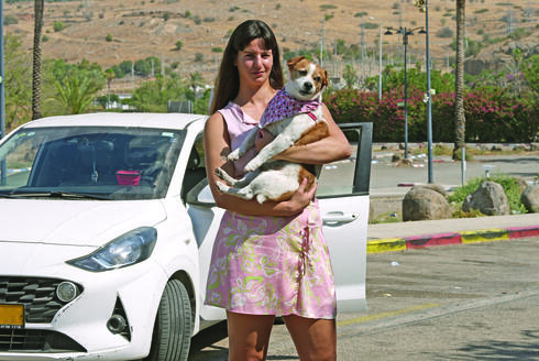 After Oct. 7, she packed her dog into a Hyundai and left her old life behind