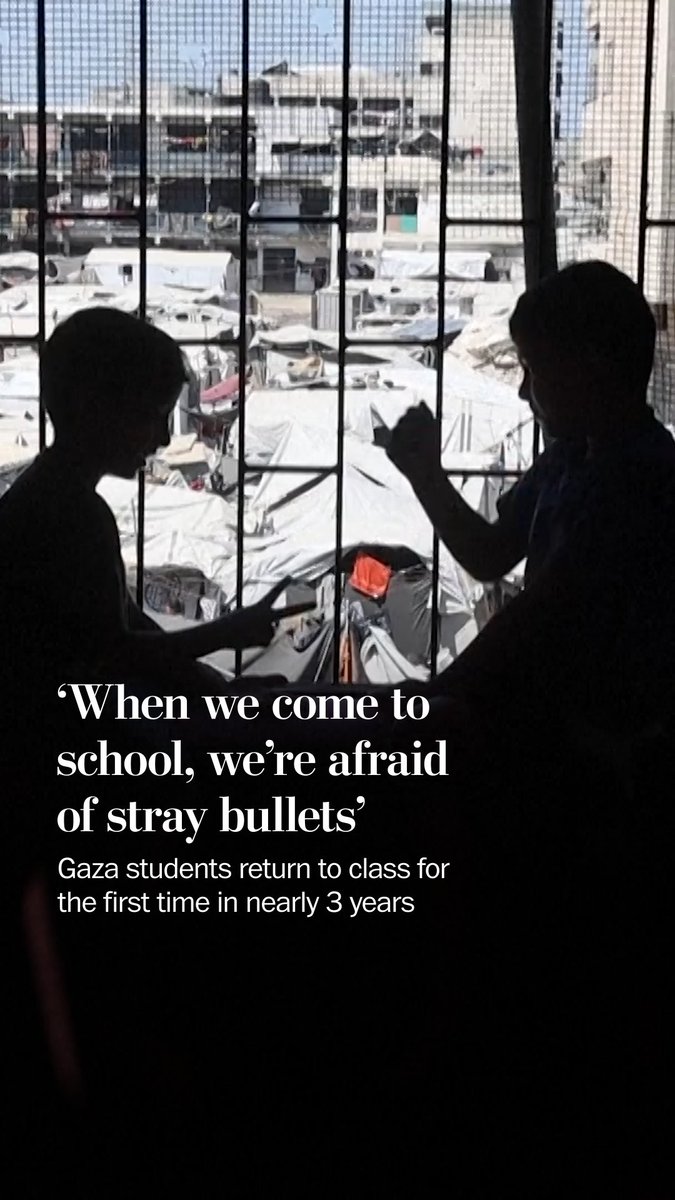 For the first time in nearly three years, children in Gaza returned to in-person teaching. Students were taught in damaged or makeshift buildings and tents, with supplies like notebooks and pens remaining unaffordable. 