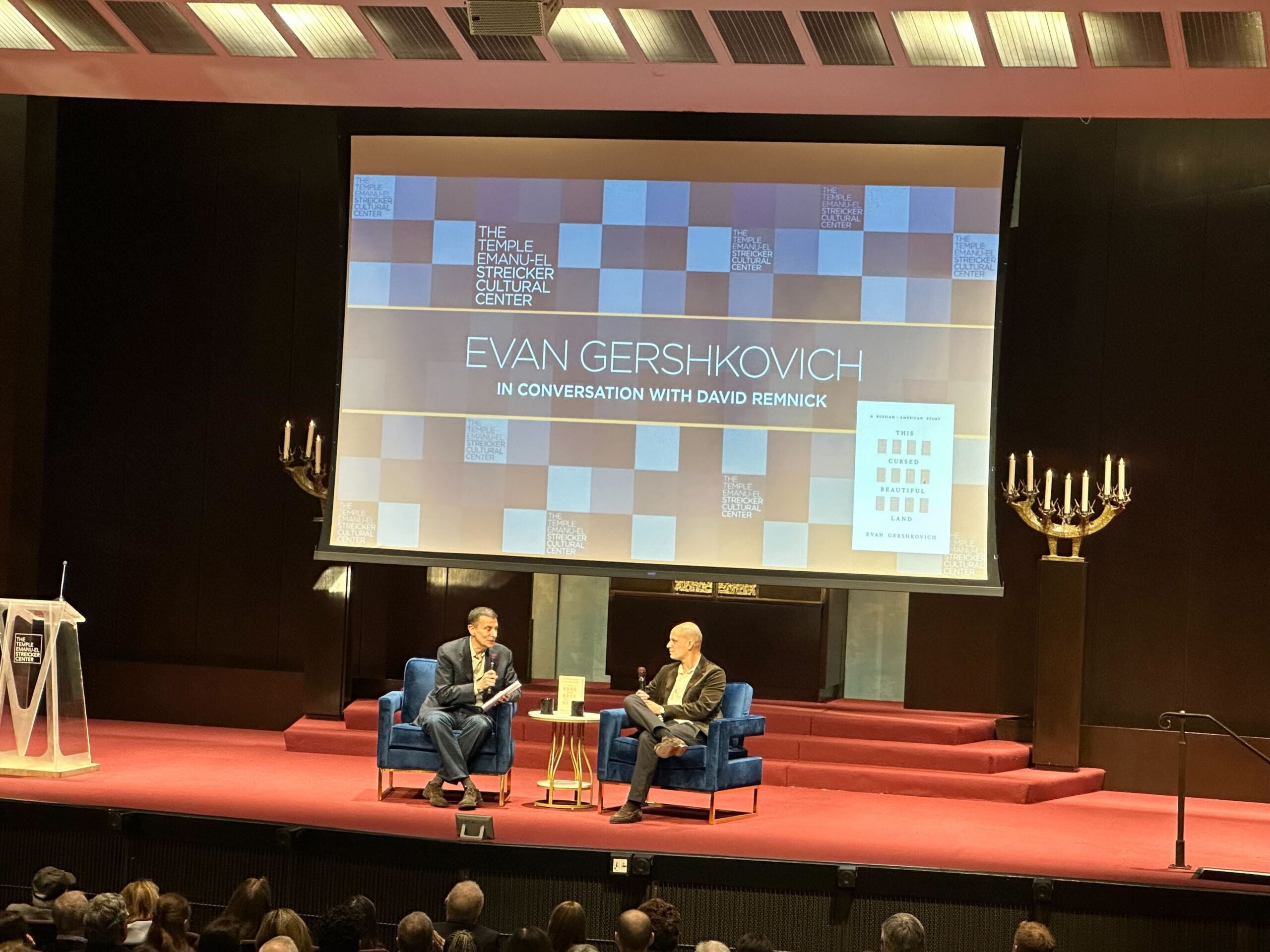 At his memoir launch, Evan Gershkovich recalls Moscow’s thriving Jewish life before Ukraine war