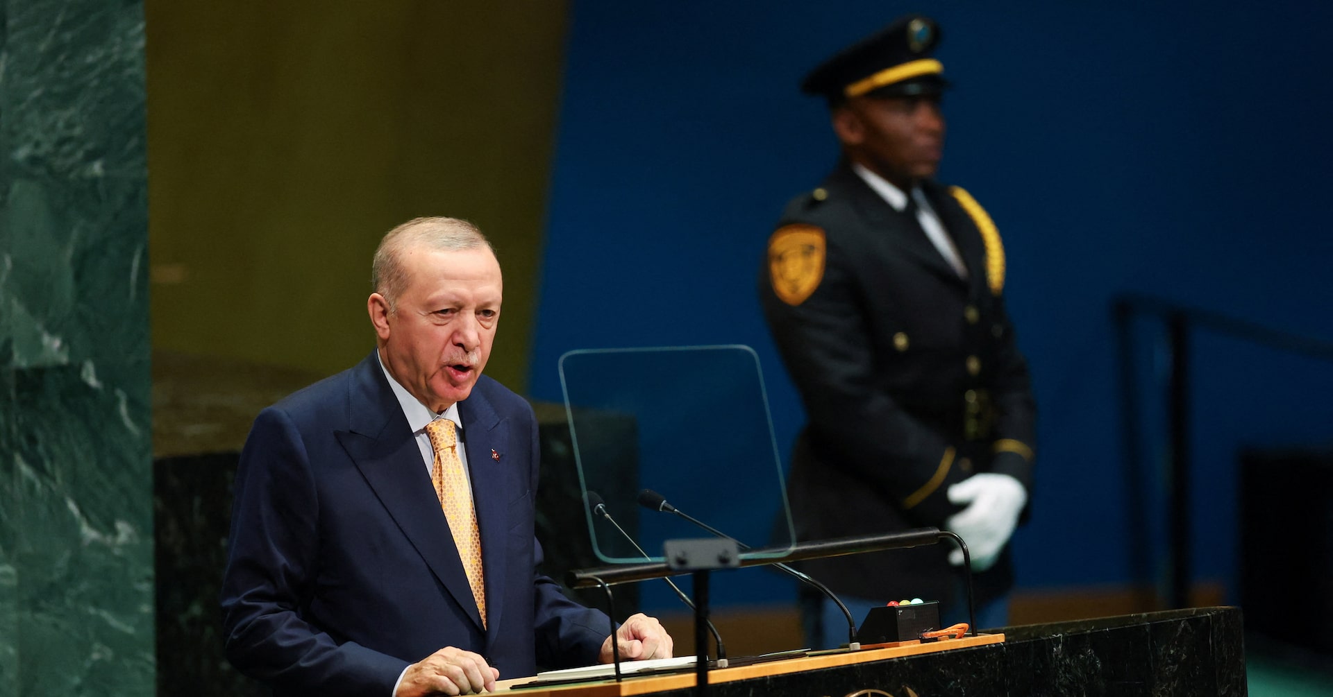 Turkey’s Erdogan urges UN reform, wider recognition of Palestinian state