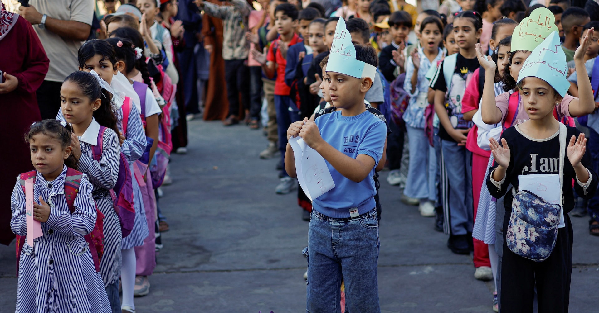 Gaza students return to in-person schooling for first time in three years
