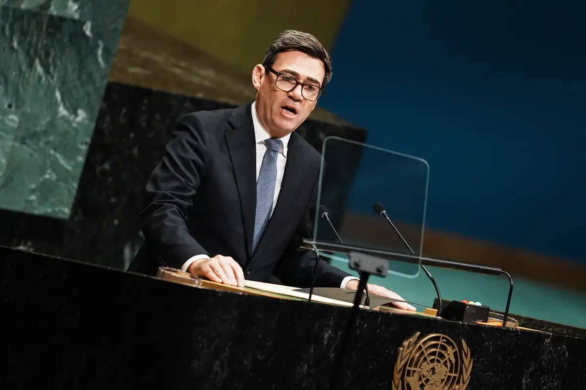 Burnham at UN: ‘Horrific’ October 7 attacks do not ‘justify’ Israel’s actions in Gaza