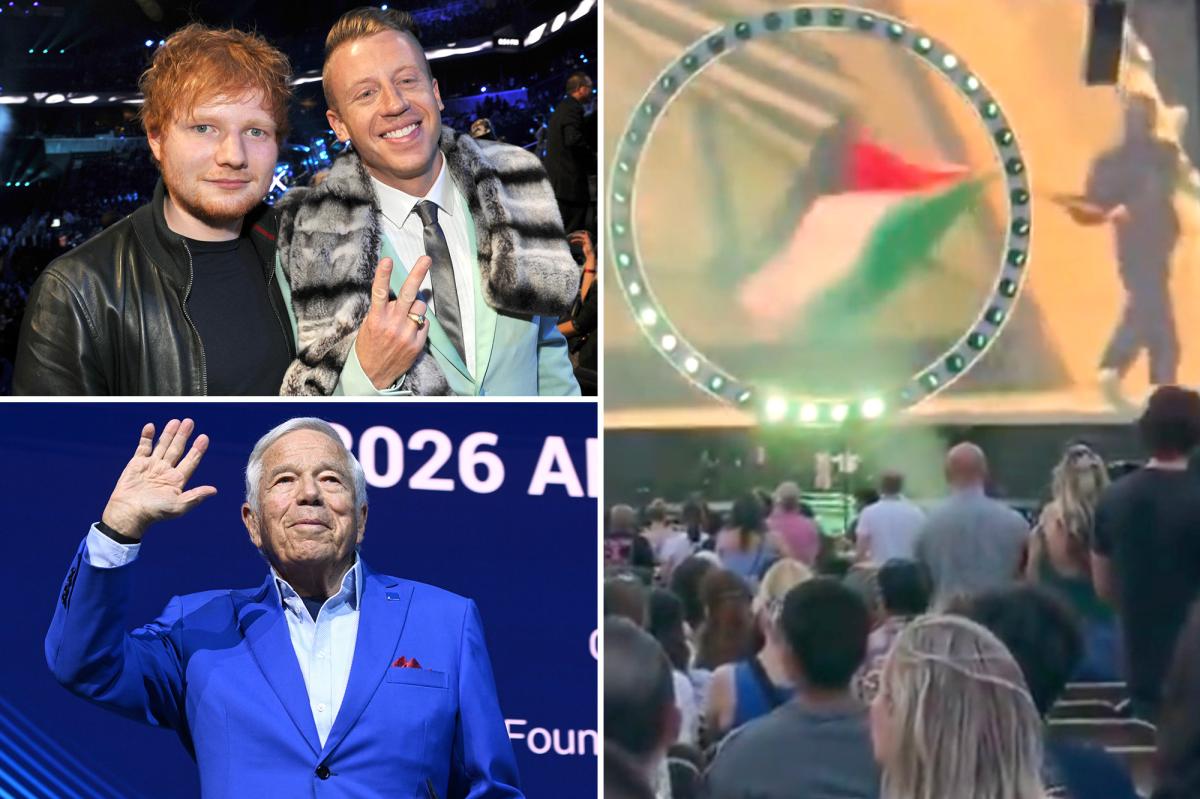 Macklemore blames Jewish NFL owner Robert Kraft for getting kicked off Ed Sheeran tour, paints himself a martyr in wacky statement