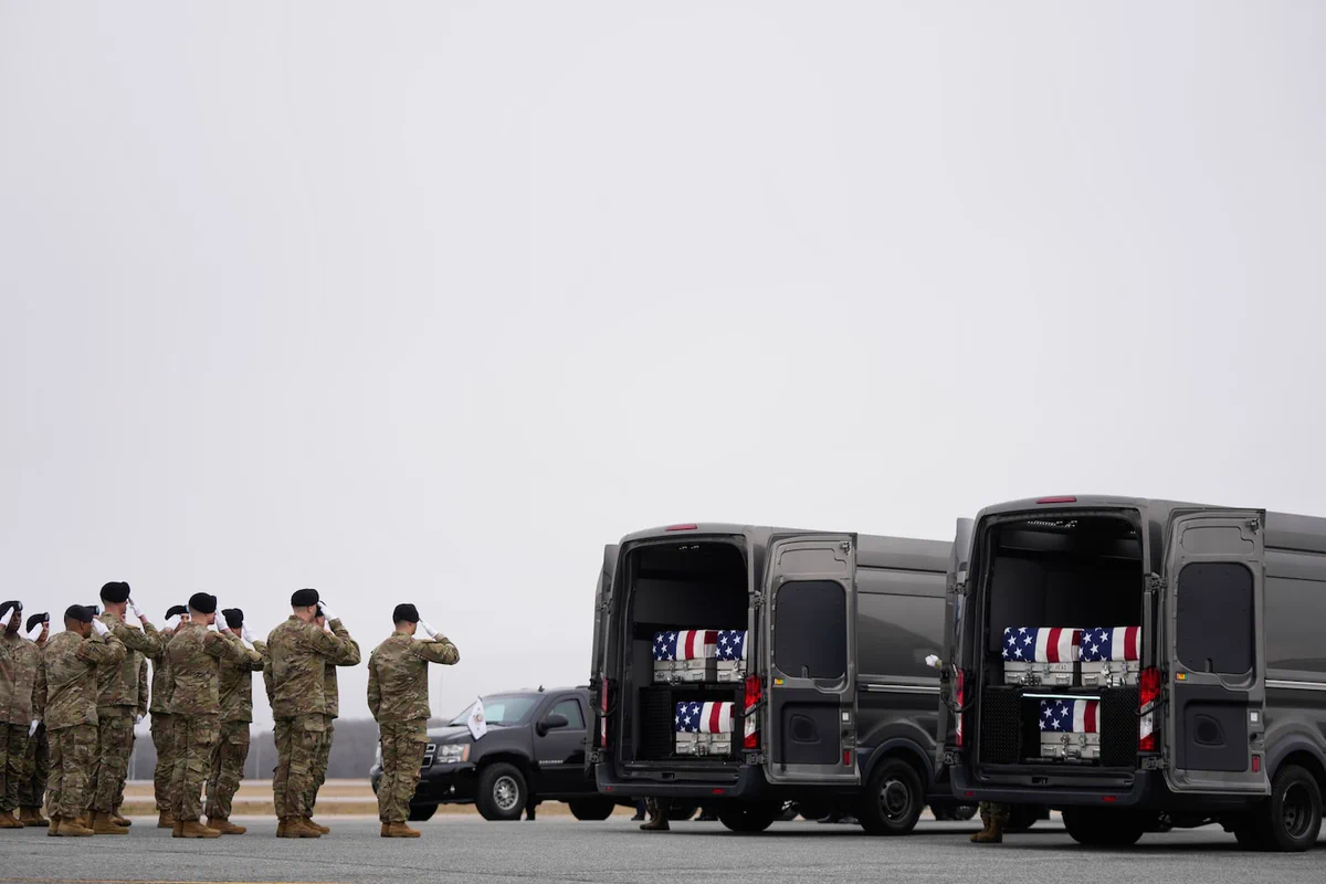 The Pentagon added one death to its public database of U.S. military fatalities during the war with Iran, bringing the total to 19. A defense official said that a female Army officer experienced a fatal medical emergency while flying to the Middle East. 