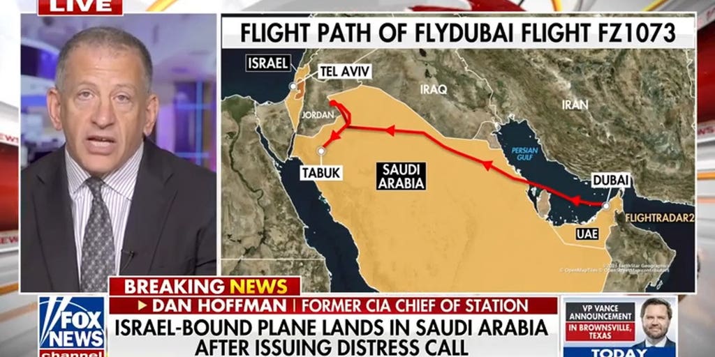 Dan Hoffman reacts after Israel-bound flight diverted to Saudi Arabia | Fox News Video