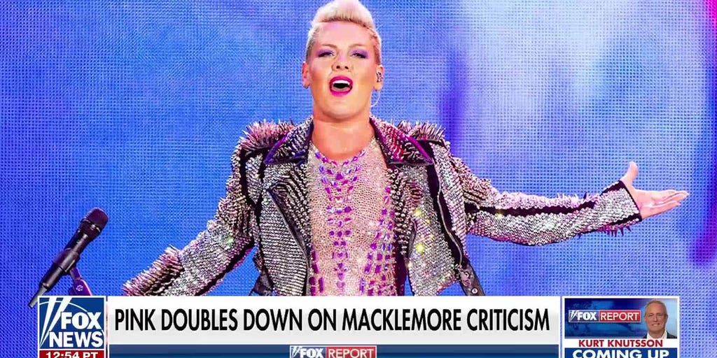 Pink slams Macklemore over pro-Palestinian comments | Fox News Video
