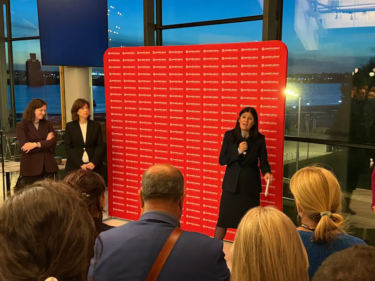 Lisa Nandy condemns blood-dripping Star of David outside Labour conference