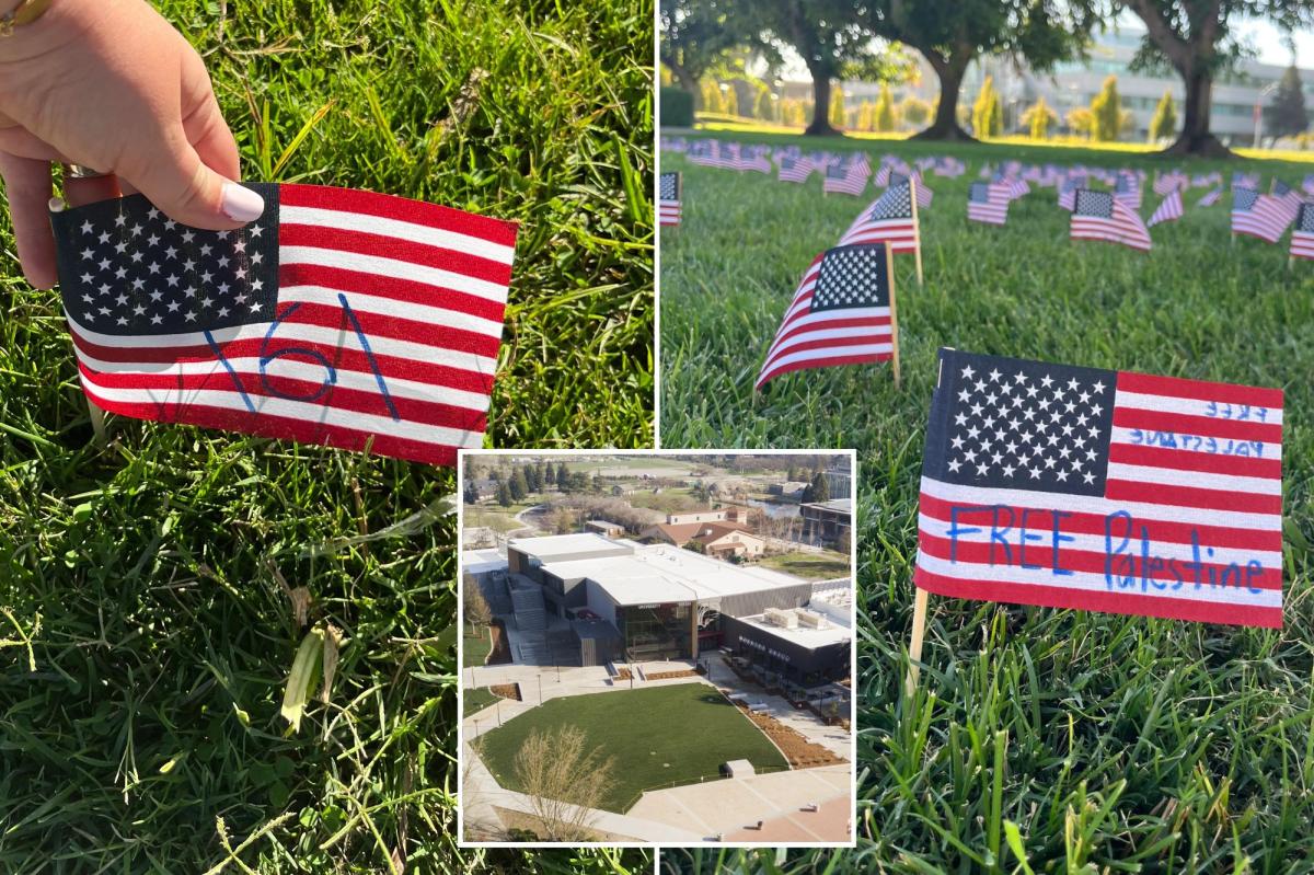 Exclusive | Vile vandals target American flags at California college’s 9/11 memorial