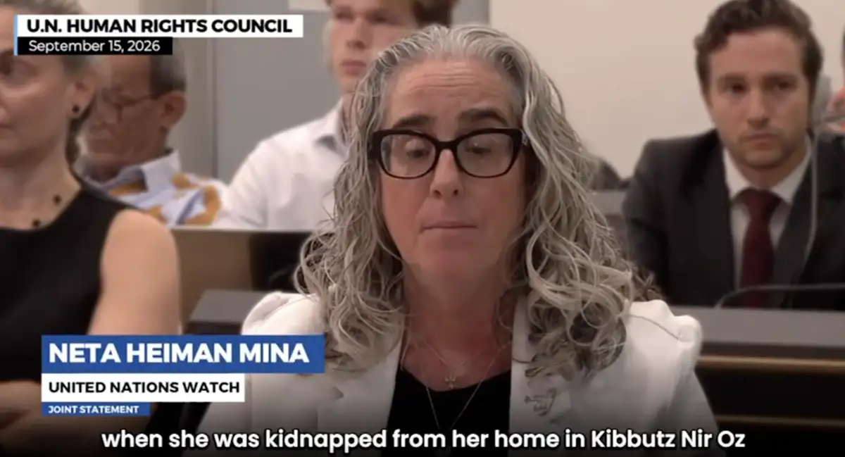 Gaza hostage, 84, was held prisoner in UNRWA teacher’s attic for 48 days with ‘very little food’, daughter tells United Nations
