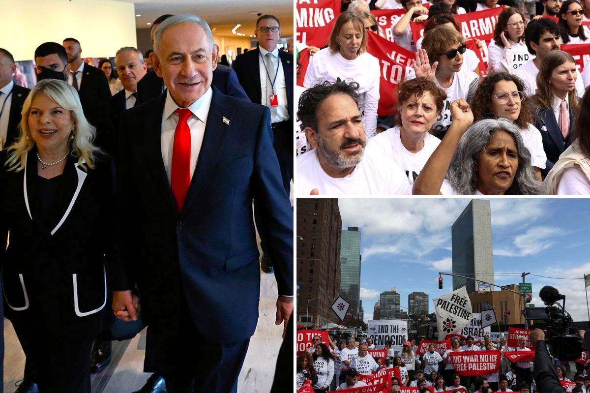 Netanyahu UN speech live updates: Protests breakout ahead of Israeli PM’s UN speech