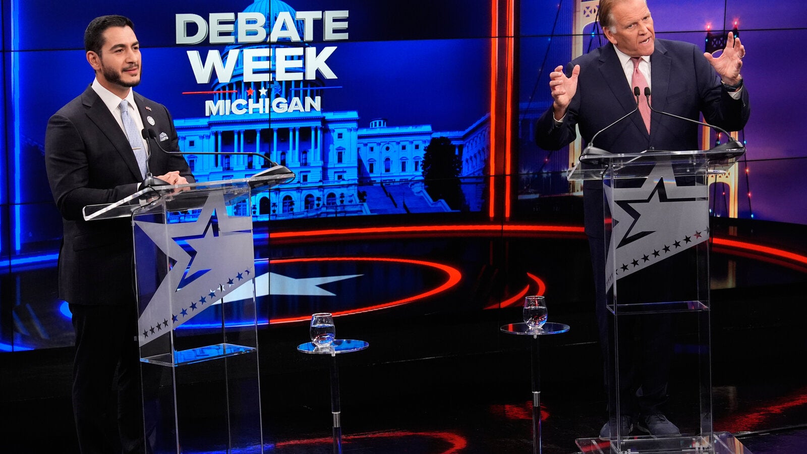 Michigan Senate Race Live Updates: El-Sayed and Rogers Clash in First Debate