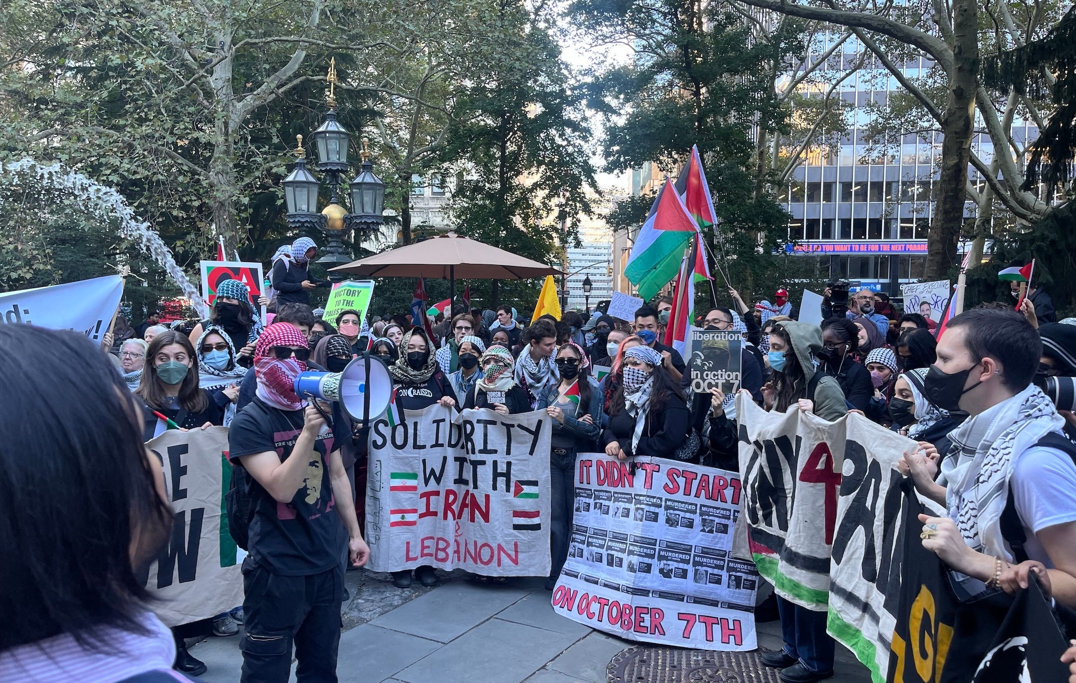 On NYC streets, Jews feel fear on Oct. 7 anniversary, while protesters rage against Israel