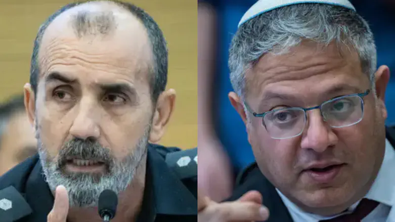 “Trying to curry favor with the left”: Ben Gvir’s scathing attack on Police Commissioner