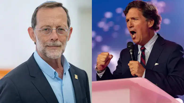 Feiglin fires back at Tucker Carlson: ‘Who are you to lecture us on morality?’