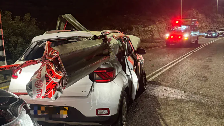IDF officer’s wife critically injured in crash