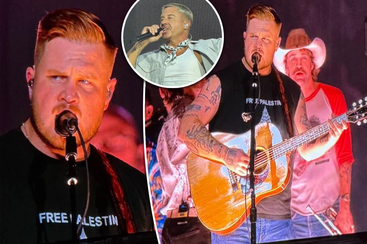 Zach Bryan wears ‘Free Palestine’ shirt during concert at Robert Kraft’s Gillette Stadium — after Macklemore controversy