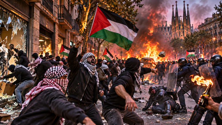 Spanish Mayor Said Gaza Was Part of Barcelona. Now the City’s on Fire | Frontpage Mag
