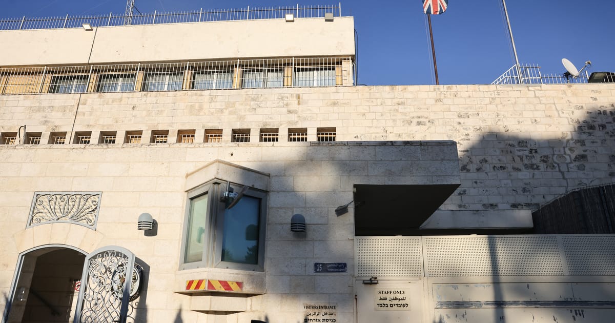 ​UK and Israel broker compromise over East Jerusalem consulate 