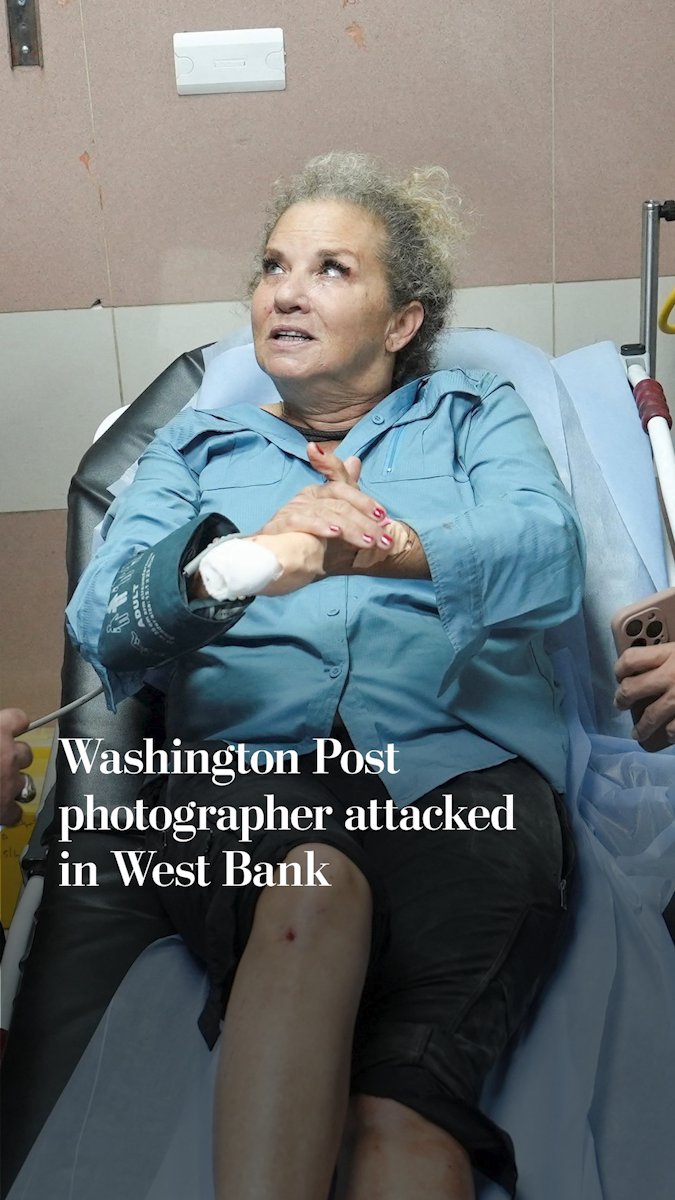 Masked Israeli settlers attacked Palestinian villagers on Friday, setting olive groves on fire and slinging rocks. Caught in the attack was Post photographer Heidi Levine. “They just kept kicking me and kicking me, like probably 50 times,” Levine said.