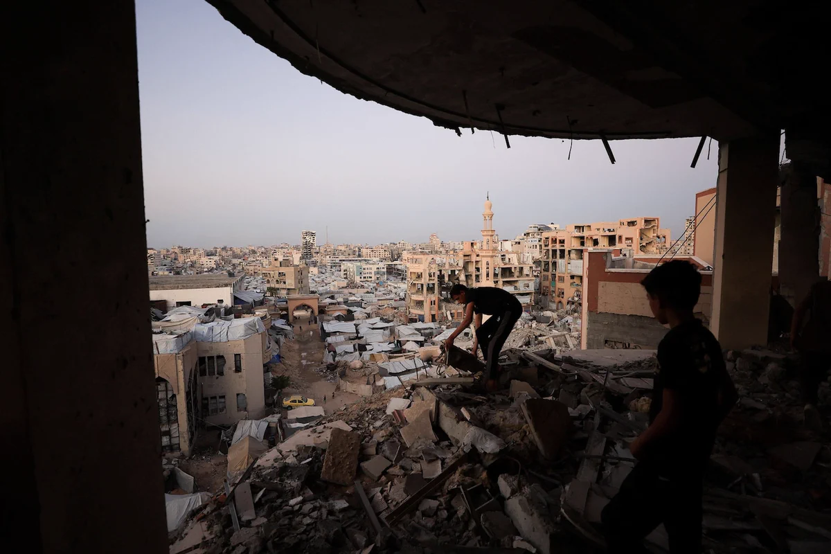 Three years after Israel began its military campaign in Gaza, in response to the Hamas-led Oct. 7 attack, and a year after President Trump oversaw the signing of his Gaza peace plan, the people of Gaza remain mired in bleak conditions. 