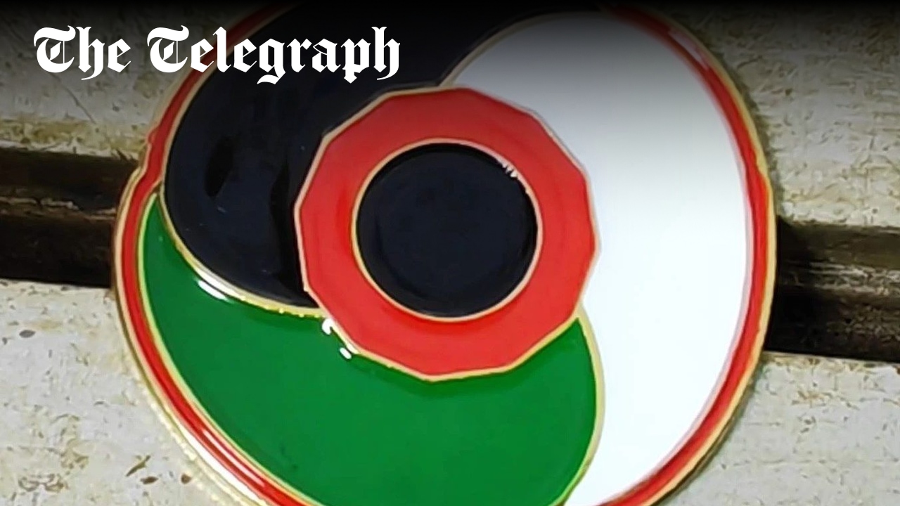 Pro-Gaza activists sell ‘Palestine poppy’ before Remembrance Day