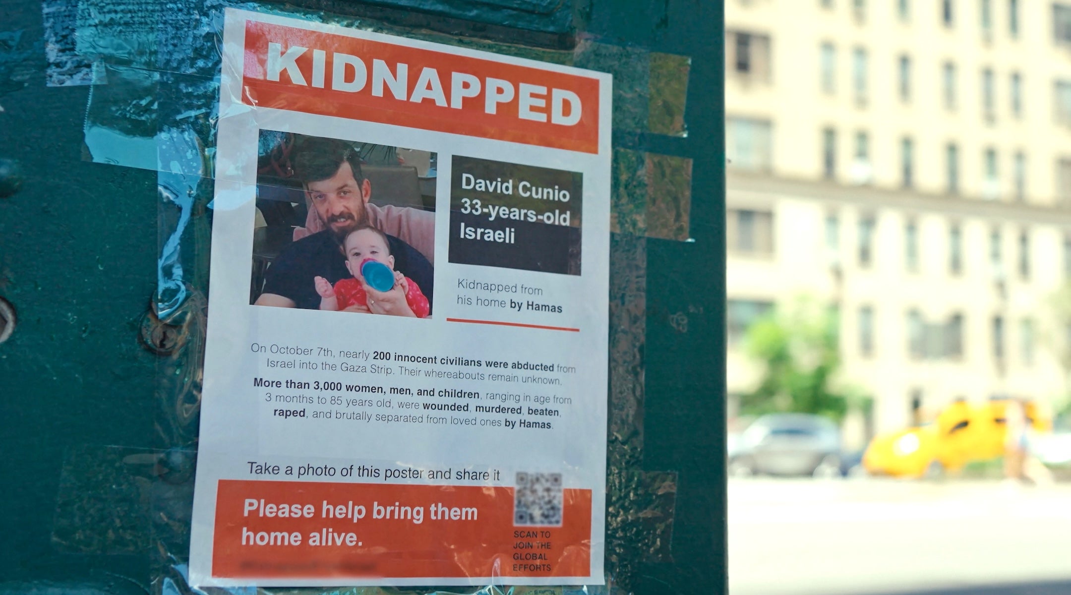 I made a film about Oct. 7 hostage posters. I was accused of centering ‘whiteness.’