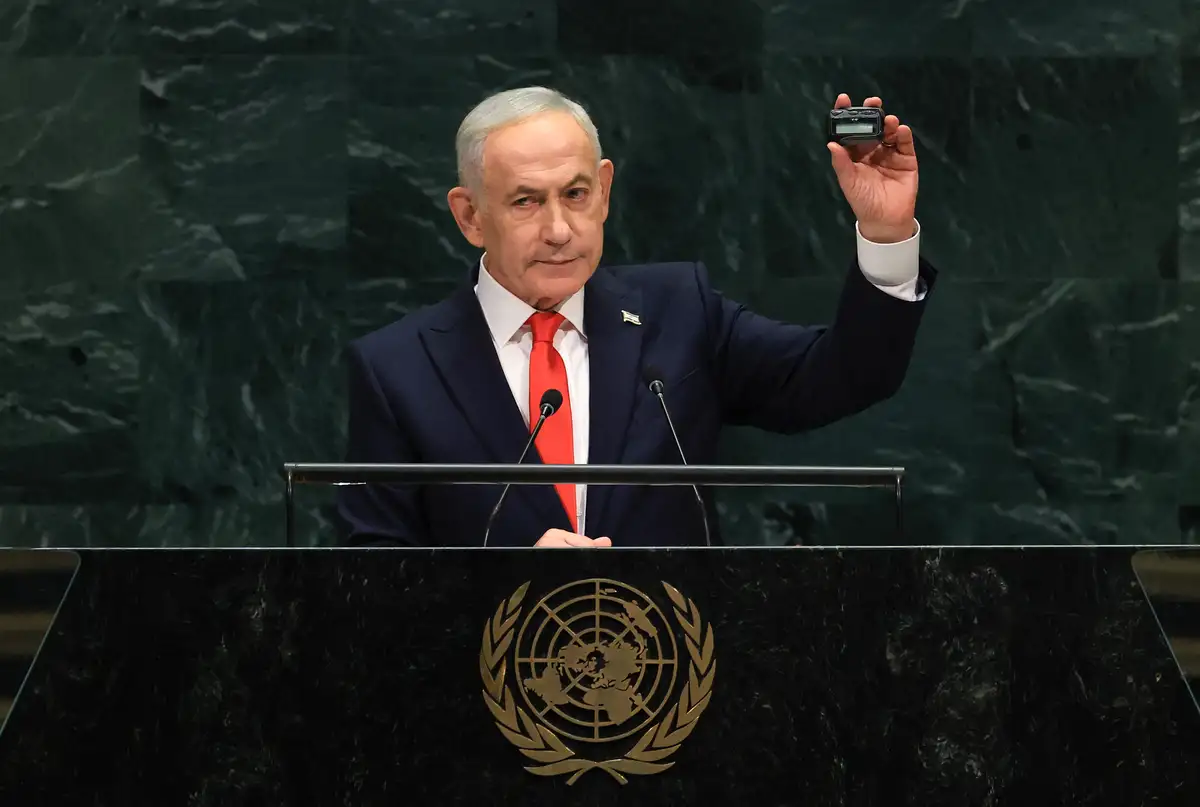‘Israel will win – we have no choice’: A message of defiance and veiled warning to Iran on the UN world stage