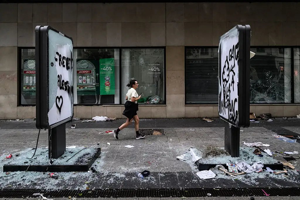 Paris synagogue ransacked as riots erupt across France