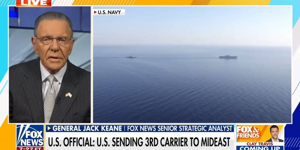 US sends a third aircraft carrier to Middle East | Fox News Video