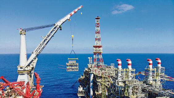 Israel’s $1.5 billion Katlan gas project: 350-ton lifts, GPS jamming and an active sea platform